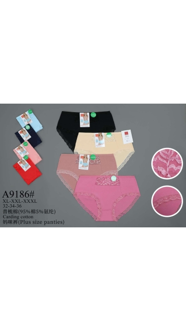 chiloti dama culori combinate 12/set