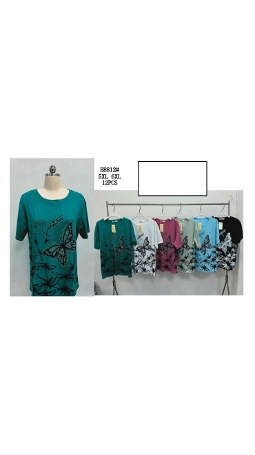 tricou dama 5xl-6xl 12/set