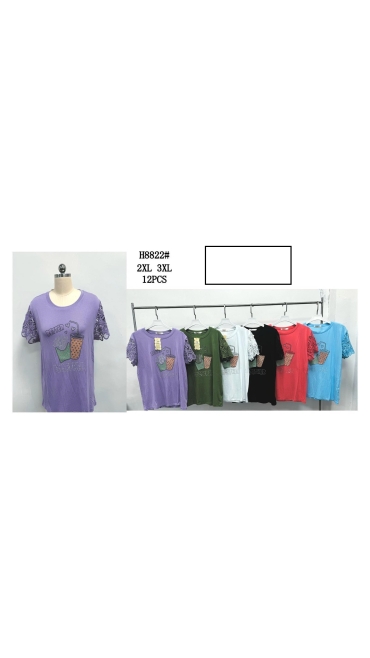 tricou dama 2xl-3xl 12/set