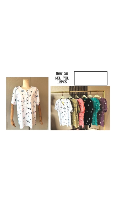 tricou dama 6xl-7xl 12/set