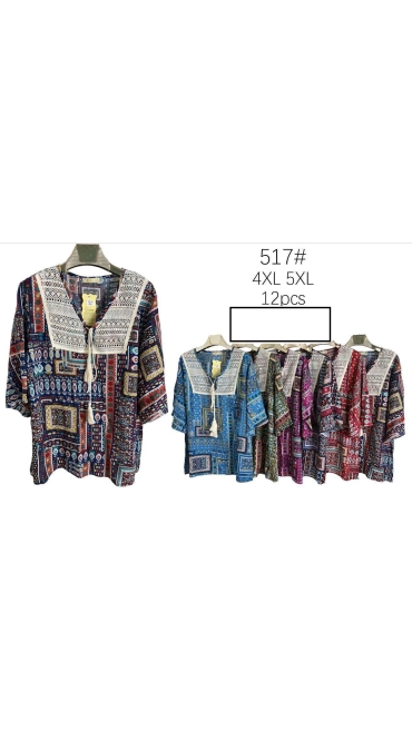bluza dama 4xl-5xl 12/set