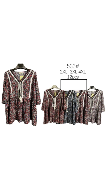 bluza dama 2xl-4xl 12/set