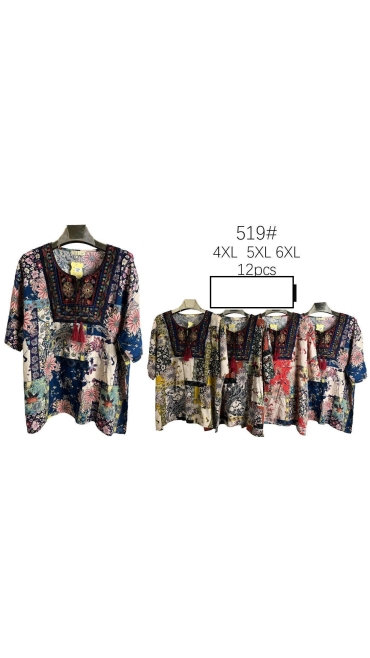 bluza dama 4xl-6xl 12/set