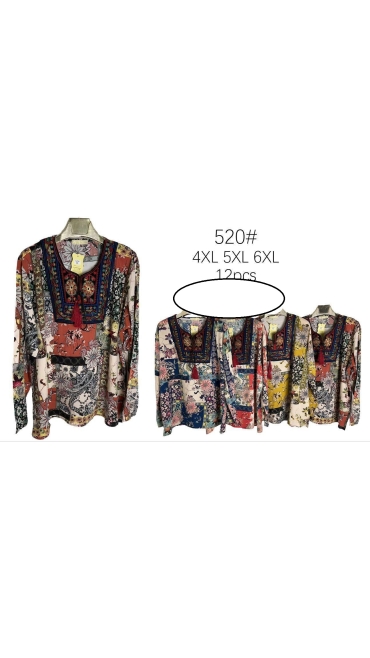 bluza dama 4xl-6xl 12/set
