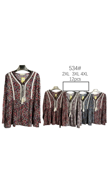 bluza dama 2xl-4xl 12/set