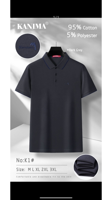 tricou barbati m-3xl 5/set