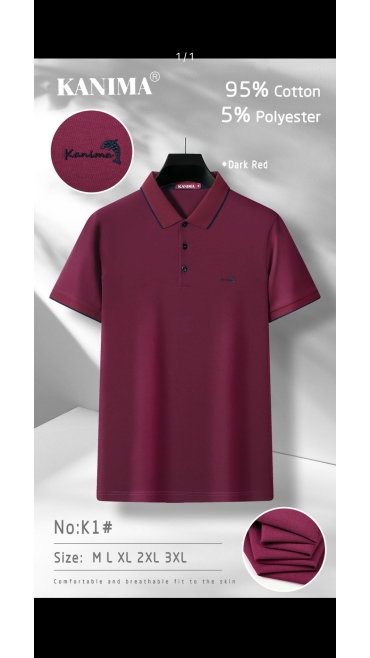 tricou barbati m-3xl 5/set