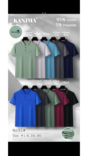 tricou barbati m-3xl 5/set