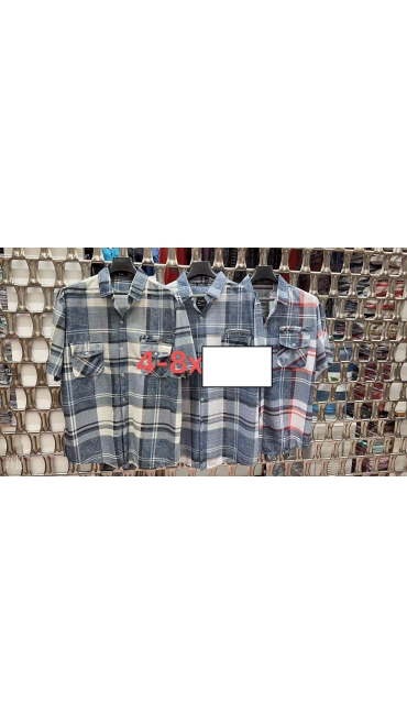 camasa maneca scurta barbati 4xl-8xl 5/set