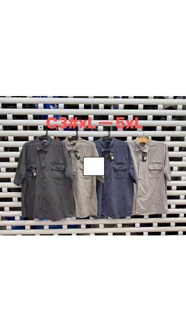 camasa maneca scurta barbati xl-5xl 5/set