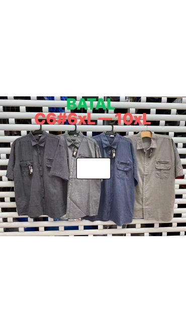 camasa maneca scurta barbati 6xl-10xl 5/set