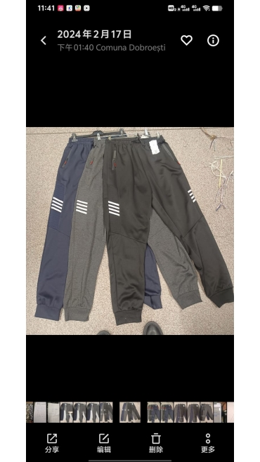 pantaloni trening barbati 2xl-6xl 5/set