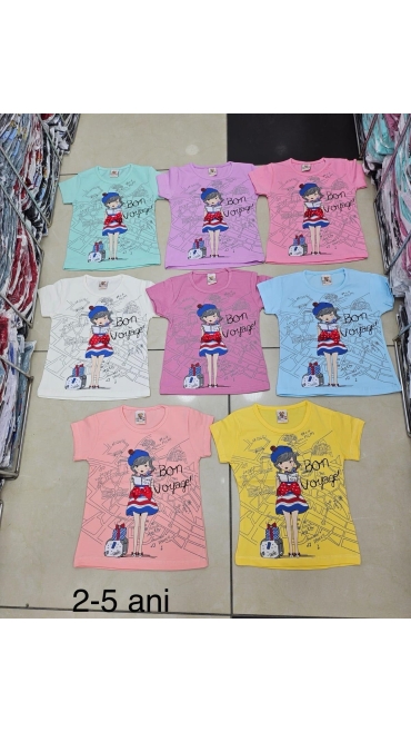 tricou copii 2-5 ani 4/set