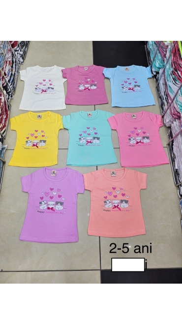 tricou copii 2-5 ani 4/set