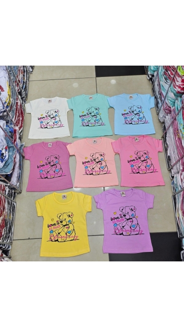 tricou copii 2-5 ani 4/set