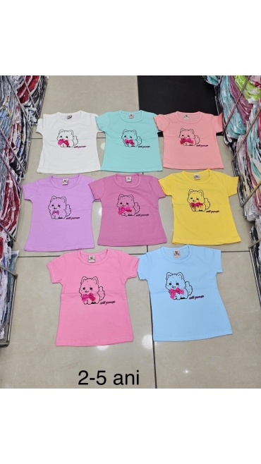 tricou copii 2-5 ani 4/set