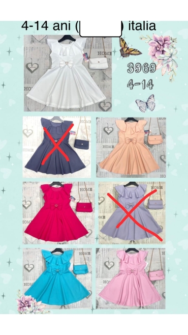 rochie fete 4-14 ani 4/set