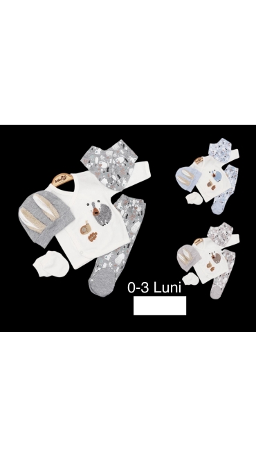 compleu bebe 0-3 luni 3/set
