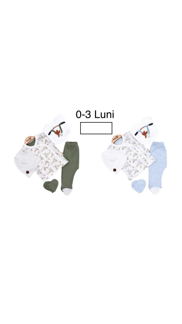 compleu bebe 0-3 luni 3/set