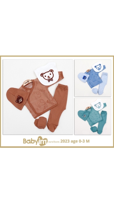 compleu bebe 0-3 luni 3/set