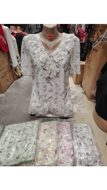 bluza dama maneca scurta l-2xl 3/set