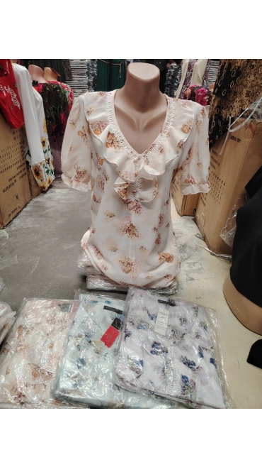 bluza dama maneca scurta l-2xl 3/set