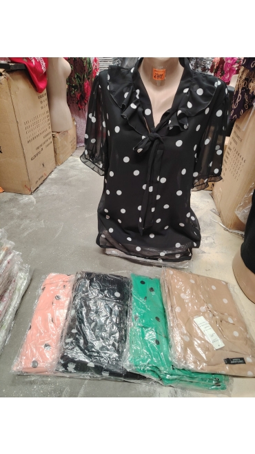 bluza dama maneca scurta batal 2xl-4xl 3/set