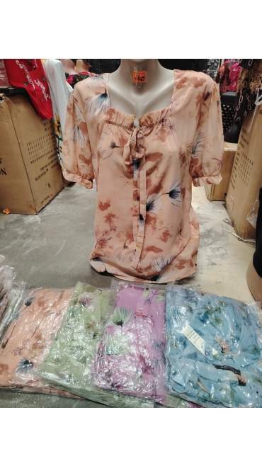 bluza dama maneca scurta batal 2xl-4xl 3/set