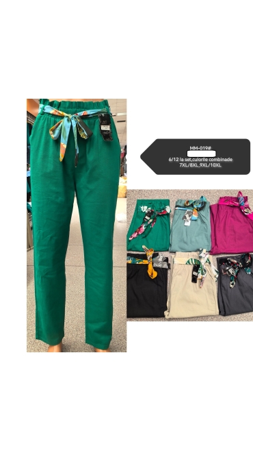 pantaloni dama 7xl-10xl 12/set