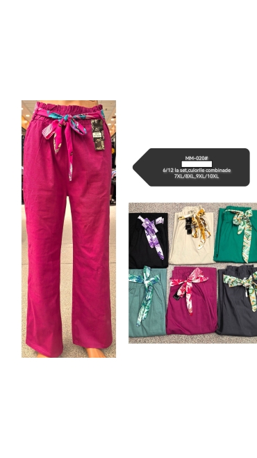 pantaloni dama 7xl-10xl 12/set