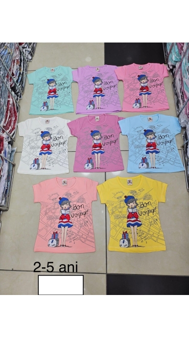 tricou copii 2-5 ani 4/set