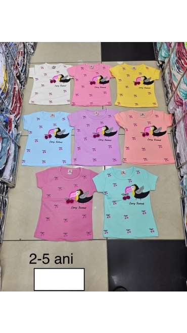 tricou copii 2-5 ani 4/set