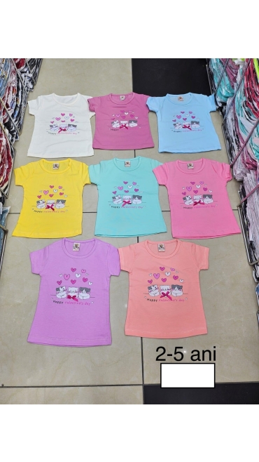 tricou copii 2-5 ani 4/set