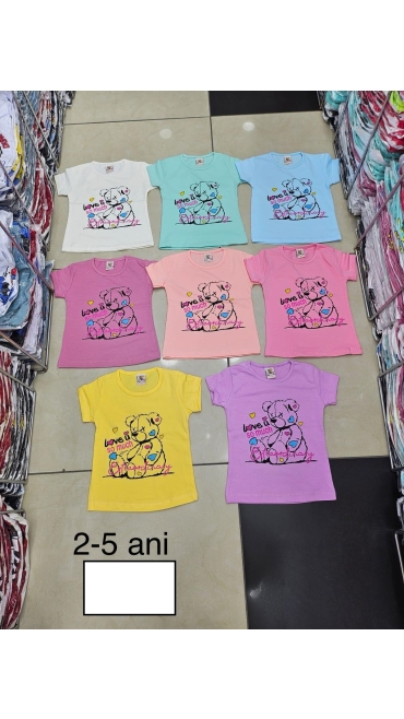 tricou copii 2-5 ani 4/set