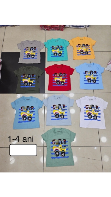 tricou copii 1-4 ani 4/set