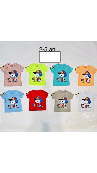 tricou copii 2-5 ani 4/set