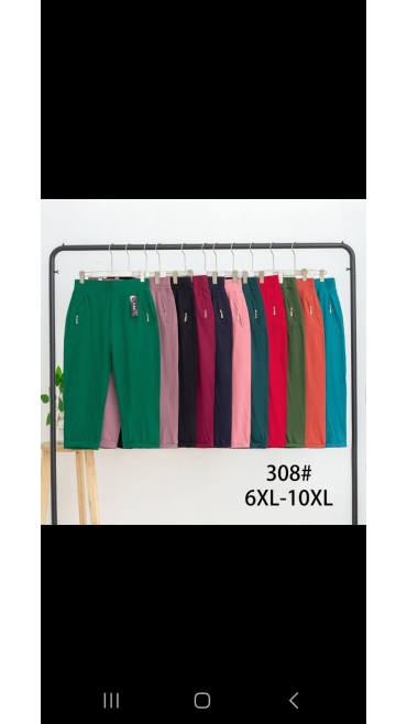 pantaloni dama 3/4 6xl-10xl 5/set
