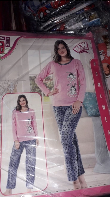 pijama dama s-2xl 5/set