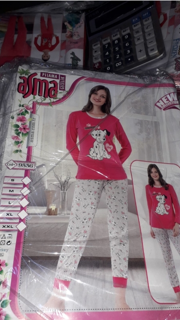 pijama dama s-2xl 5/set