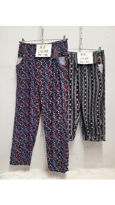 pantaloni 3/4 dama 5xl-6xl 12/set
