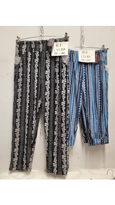 pantaloni 3/4 dama 5xl-6xl 12/set