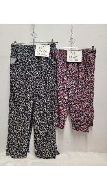 pantaloni 3/4 dama 5xl-6xl 12/set