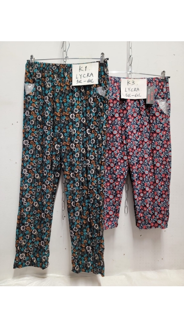 pantaloni 3/4 dama 5xl-6xl 12/set