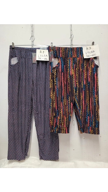 pantaloni 3/4 dama 5xl-6xl 12/set