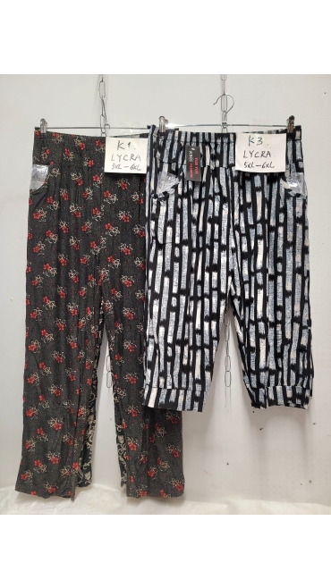 pantaloni 3/4 dama 5xl-6xl 12/set