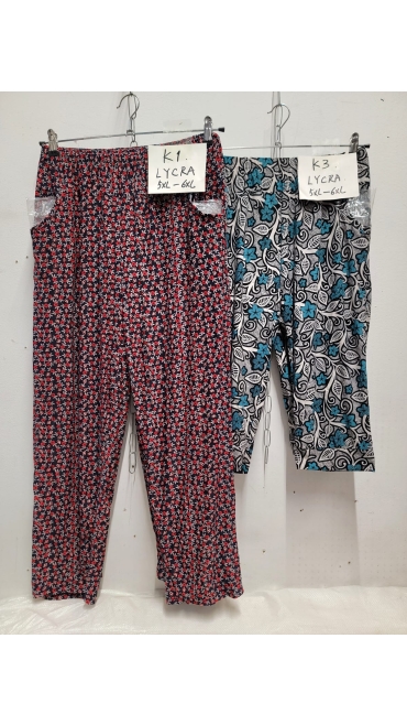 pantaloni 3/4 dama 5xl-6xl 12/set