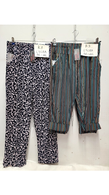 pantaloni 3/4 dama 5xl-6xl 12/set
