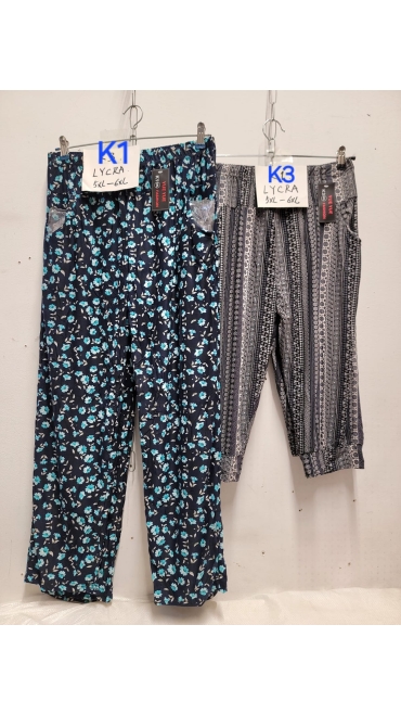 pantaloni 3/4 dama 5xl-6xl 12/set