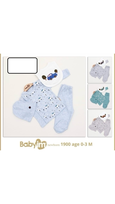 compleu bebe 0-3 luni 3/set