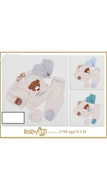 compleu bebe 0-3 luni 3/set